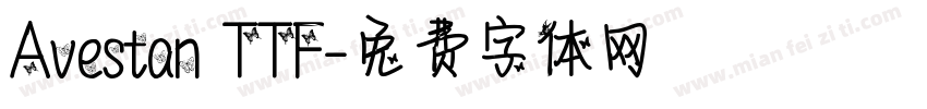 Avestan TTF字体转换